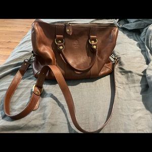 I Medici Italian Leather Boston Bag